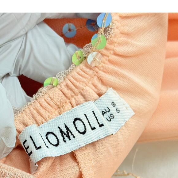 Hello Molly Try Your Luck Sequin Dress Small Homecoming Resort Vacation Glam - Picture 6 of 6